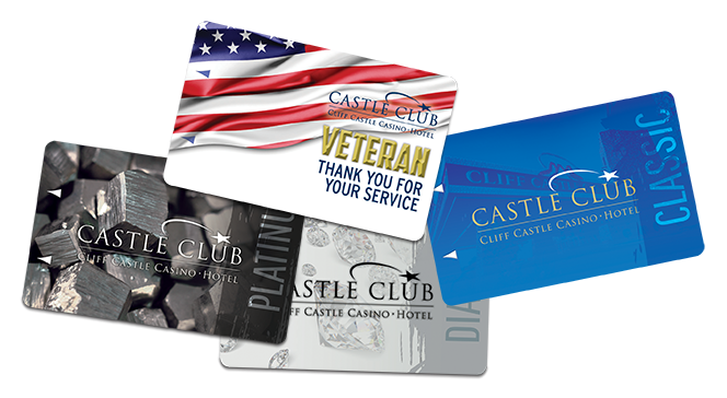 These are four Castle Club cards