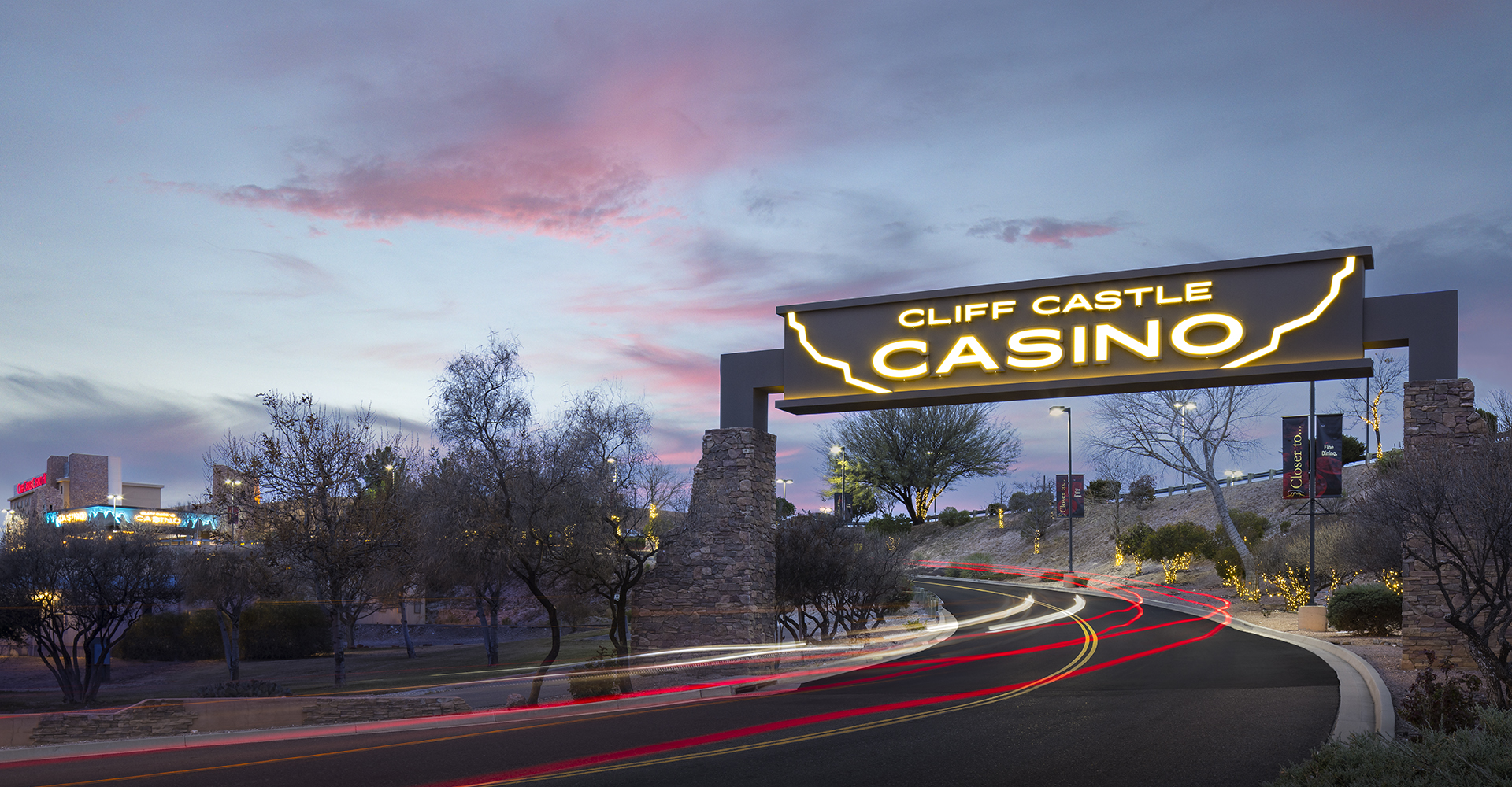 Cliff Castle Casino's Driveway